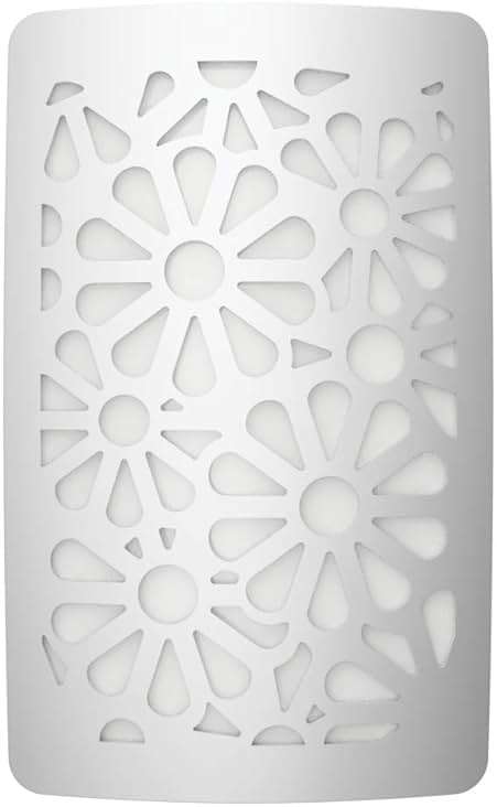 Westek NL-DPFL-N Floral Decoplug Night Light, Satin Nickel - Image 5