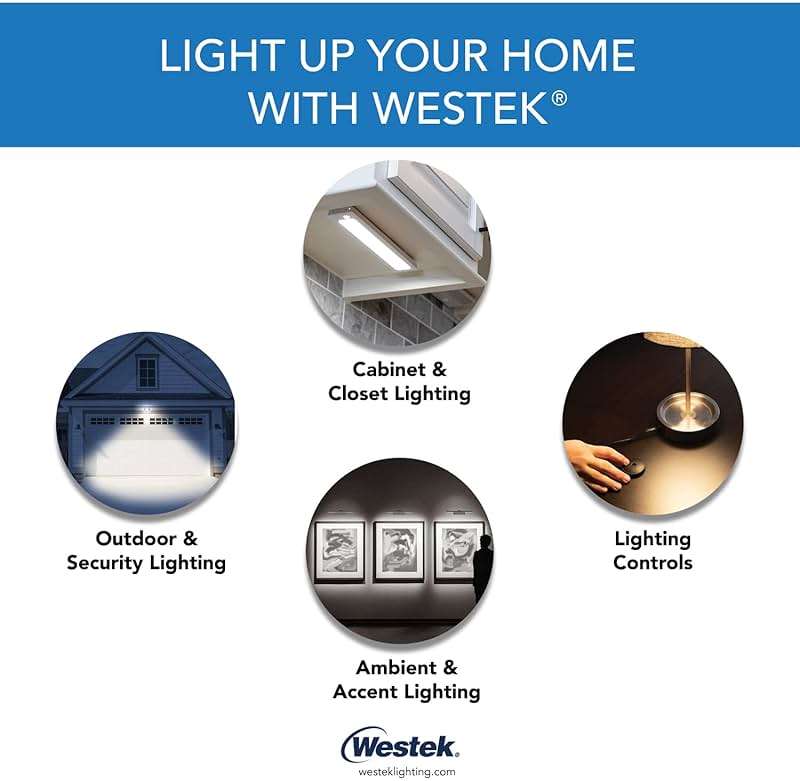 Westek NL-DPFL-N Floral Decoplug Night Light, Satin Nickel - Image 9