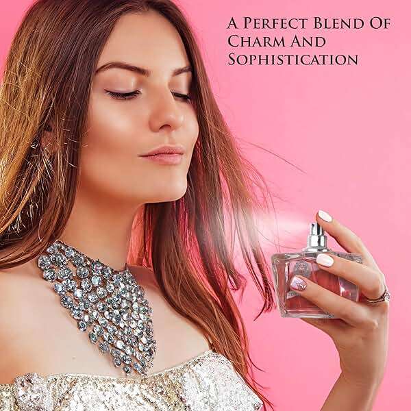 Verse Pink Crystal Eau De Parfum for Woman - Top Notes of Pomegranate, Yuzu & Iced Accord - Base Notes of Peony, Lotus, Magnolia, Amber, Musk & Mahogany - Floral & Fruity Scent - Elegant 100ml Bottle - Image 5
