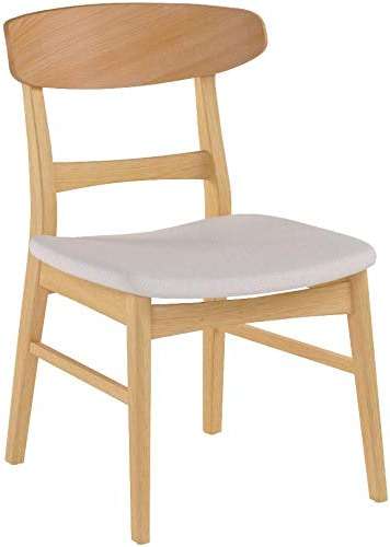 Christopher Knight Home Idalia Dining Chairs, 2-Pcs Set, Light Beige / Oak Finish - Image 5
