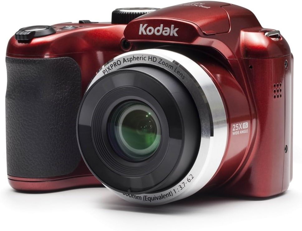 Kodak PIXPRO Astro Zoom AZ252-RD 16MP Digital Camera with 25X Optical Zoom and 3" LCD (Red) - Product Image