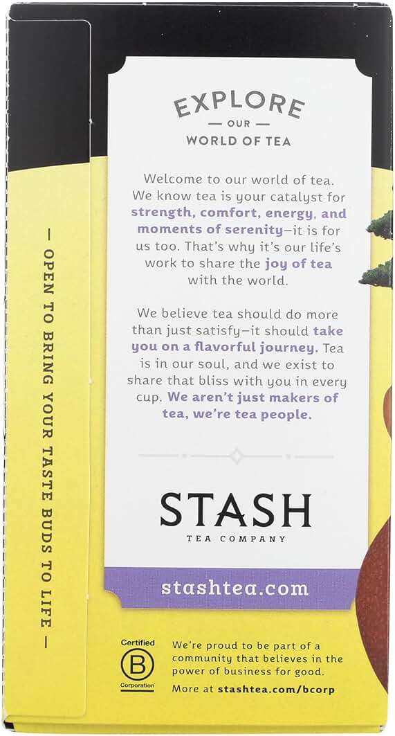 Asian Pear Harmony GreenTea Stash Tea 18 Bag - Image 4