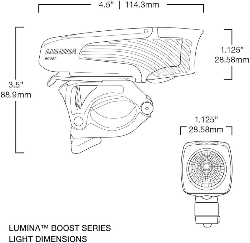 NiteRider Lumina 1200 Boost USB Rechargeable Bike Light Powerful Lumens Bicycle Headlight LED Front Light Easy to Install for Men Women Road Mountain City Commuting Adventure Cycling Safety Flashlight - Image 6