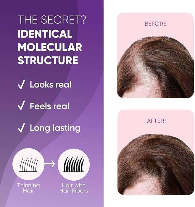 GBG Hair Fibers for Thinning Hair & Bald Spots (Dark Brown) - 25g Bottle - Conceals Hair Loss - Instant Cover Up & Volume in 30 Seconds, Hair Powder for Women & Men - Cruelty Free - Image 3