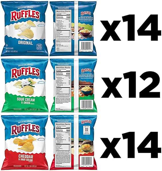 Ruffles Potato Chips Variety Pack, 40 Count - Image 2