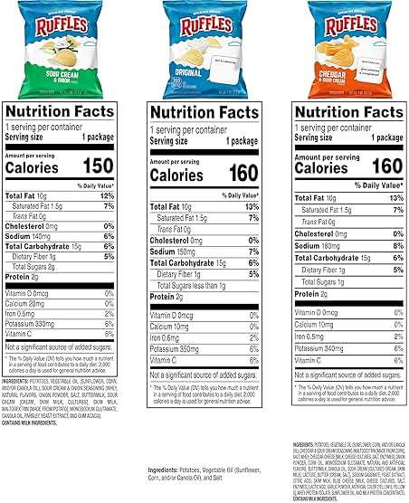 Ruffles Potato Chips Variety Pack, 40 Count - Image 3