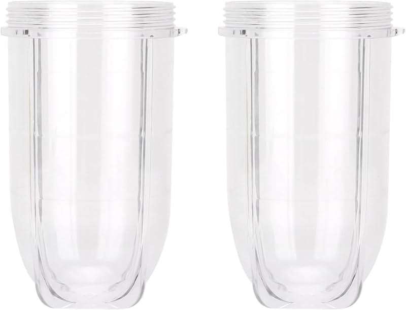 2 PCS Replacement Cups For Magic Bullet Replacement Parts 16OZ Blender Cups Jar compatible with 250W Magic Bullet MB1001 Series Juicer Mixer - Image 1