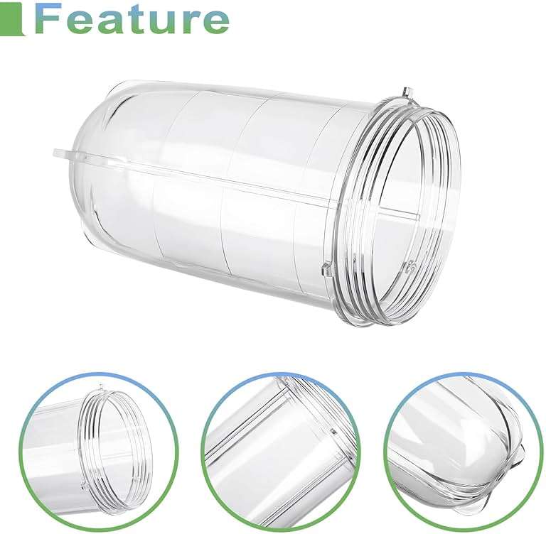 2 PCS Replacement Cups For Magic Bullet Replacement Parts 16OZ Blender Cups Jar compatible with 250W Magic Bullet MB1001 Series Juicer Mixer - Image 6