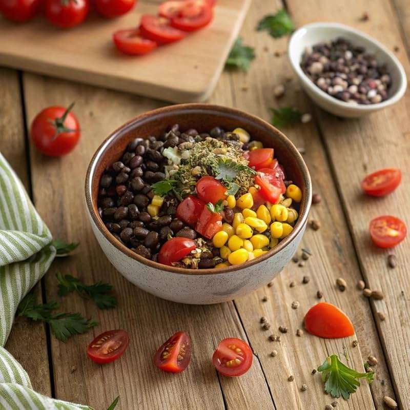 Reese Wild Rice Harvest Bowl | Black Beans, Tomatoes, Corn | High in Fiber & Protein (Pack of 8) - Image 4