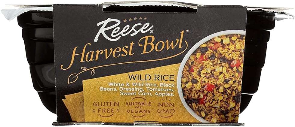 Reese Wild Rice Harvest Bowl | Black Beans, Tomatoes, Corn | High in Fiber & Protein (Pack of 8) - Image 6