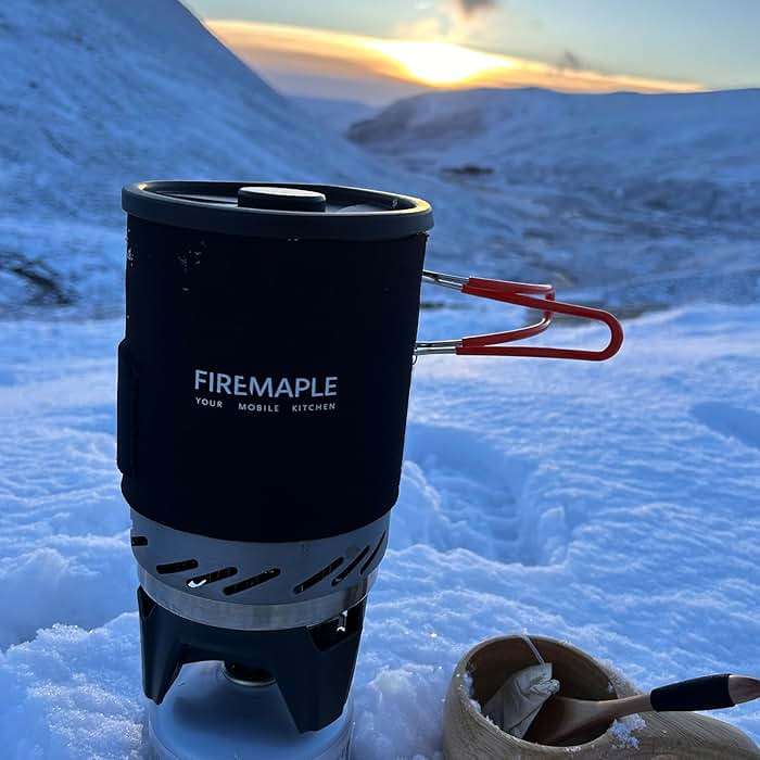 Fire-Maple "Fixed Star 1" Backpacking and Camping Stove System | Outdoor Propane Cooking Gear | Portable Pot/Jet Burner Set | Ideal for Hiking, Trekking, Fishing, Hunting Trips and Emergency Use - Image 2