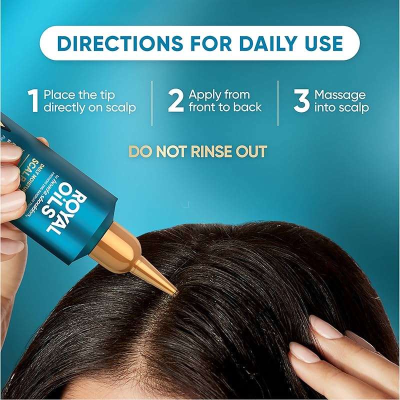 Head & Shoulders Royal Oils Daily Moisture Scalp Cream Treatment, Formulated with 1% Pyrithione Zinc, Anti-Dandruff Scalp Care with Coconut Oil, 5.0 fl oz - Image 6