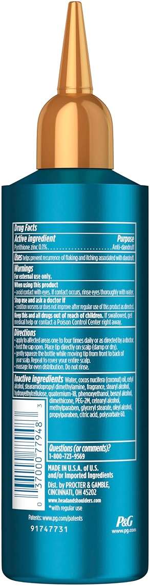 Head & Shoulders Royal Oils Daily Moisture Scalp Cream Treatment, Formulated with 1% Pyrithione Zinc, Anti-Dandruff Scalp Care with Coconut Oil, 5.0 fl oz - Image 8