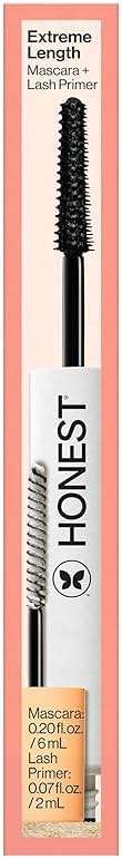 Honest Beauty 2-in-1 Extreme Length Clean Mascara + Lash Primer | Lengthening + Volumizing | Cruelty Free + Safe for Sensitive Eyes | Black, .27 fl oz - Image 10