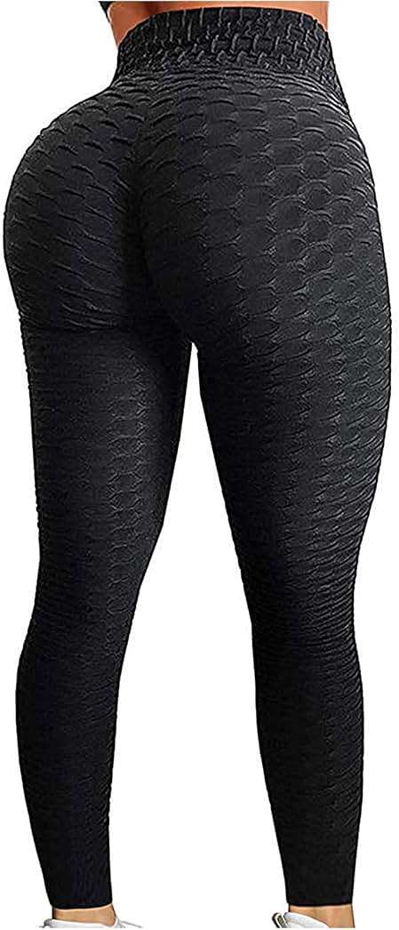 SEASUM Women's High Waist Yoga Pants Tummy Control Slimming Booty Leggings Workout Running Butt Lift Tights - Image 1
