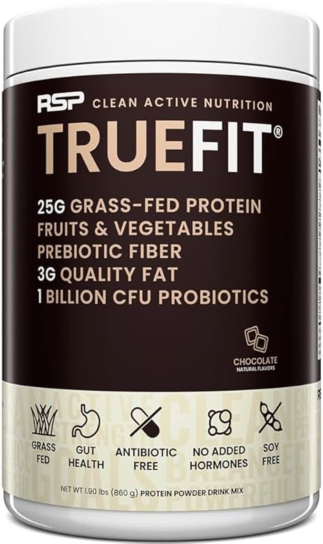 RSP Nutrition Chocolate Truefit Protein Powder, 1.9 LB - Product Image