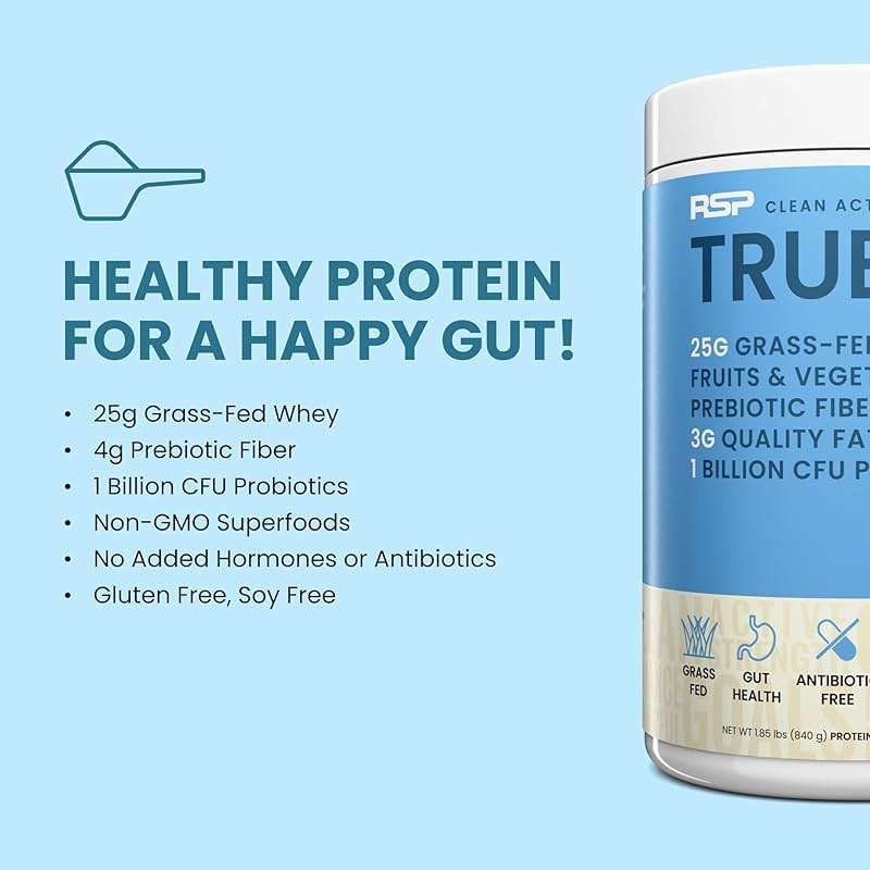 RSP Nutrition Chocolate Truefit Protein Powder, 1.9 LB - Image 2