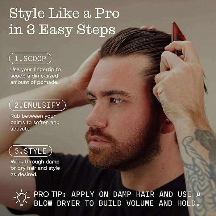Firsthand Supply Texturizing Paste for Men & Women - Medium Hold, Natural Finish – Water-Based, Non Greasy Texture Clay – Adds Lasting Volume with Perfect Hair Day Texture – For Longer Hair – 3oz - Image 5