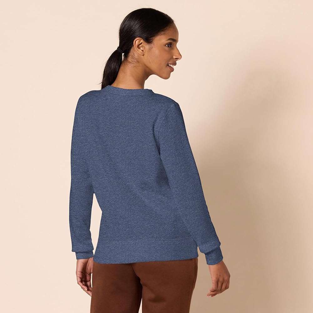 Amazon Essentials Women's Fleece Crewneck Long Sleeve Pullover Sweatshirt (Available in Plus Size) - Image 2