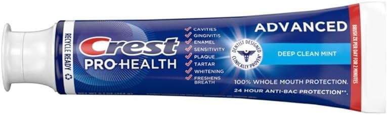 Crest Pro-Health Advanced Deep Clean Mint Toothpaste, 2 Count (Pack of 1) - Image 9