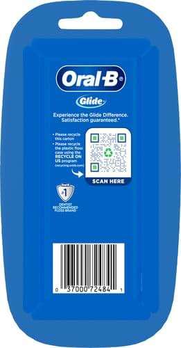 Oral-B Glide Dental Floss, Comfort Plus Mint, 3 Pack (131.2 YD Total) – Shred-Resistant Smooth Dental Tape for Tight Spaces, Natural Wax, Removes Plaque, Gum Care, Travel-Friendly - Image 2