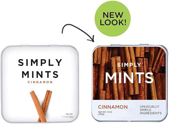 SIMPLY MINTS Natural Cinnamon Breath Mints, 6 Pack (180 Pieces), Made with Real Cinnamon Oil | Aspartame-Free, Sorbitol-Free, Xylitol-Free, Vegan, Kosher, Gluten Free, Non-GMO - Image 9