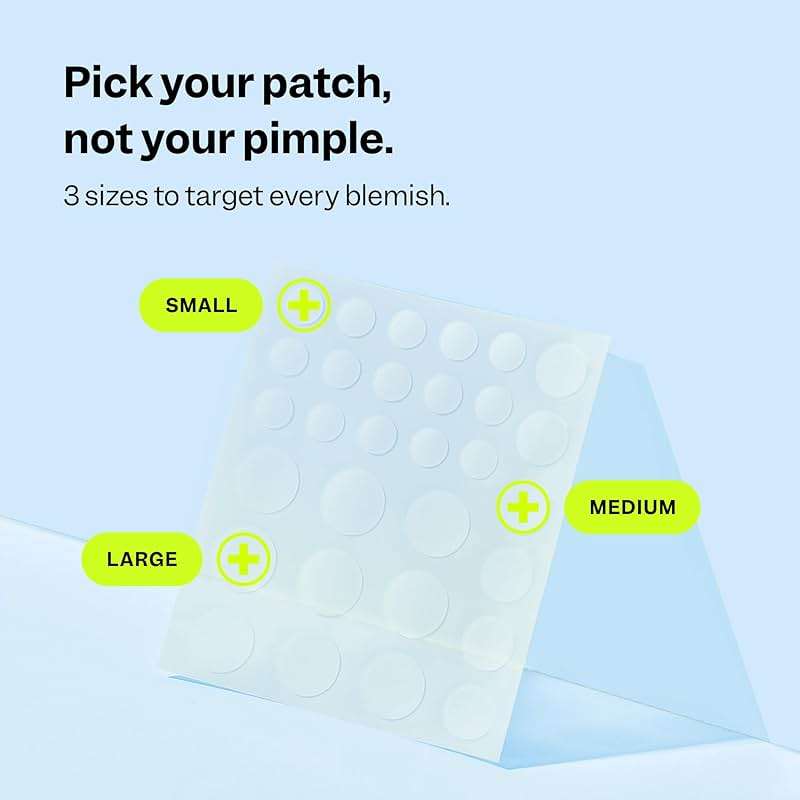 Peach Slices - Acne Spot Dots (30 ct) - Hydrocolloid Pimple Patches for Face - Absorb Gunk, Protect Picking & Support Healing - 3 Sizes (7, 10, & 12mm) - Vegan, Cruelty Free, Korean Skin Care & Beauty - Image 5