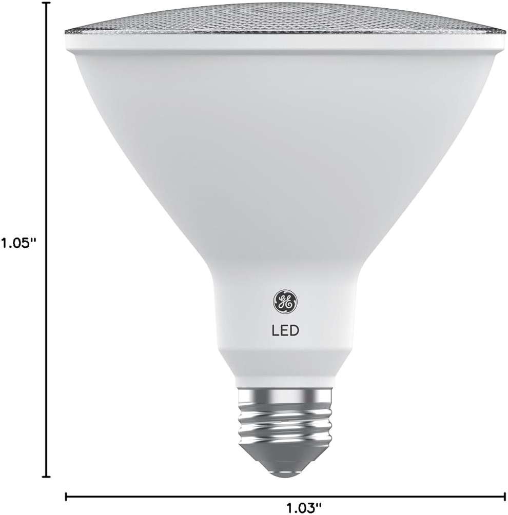 GE Ultra Bright LED Light Bulbs, Outdoor Floodlight Bulb, Wet Rated, Warm White (1 Pack), 32 watts - Image 2
