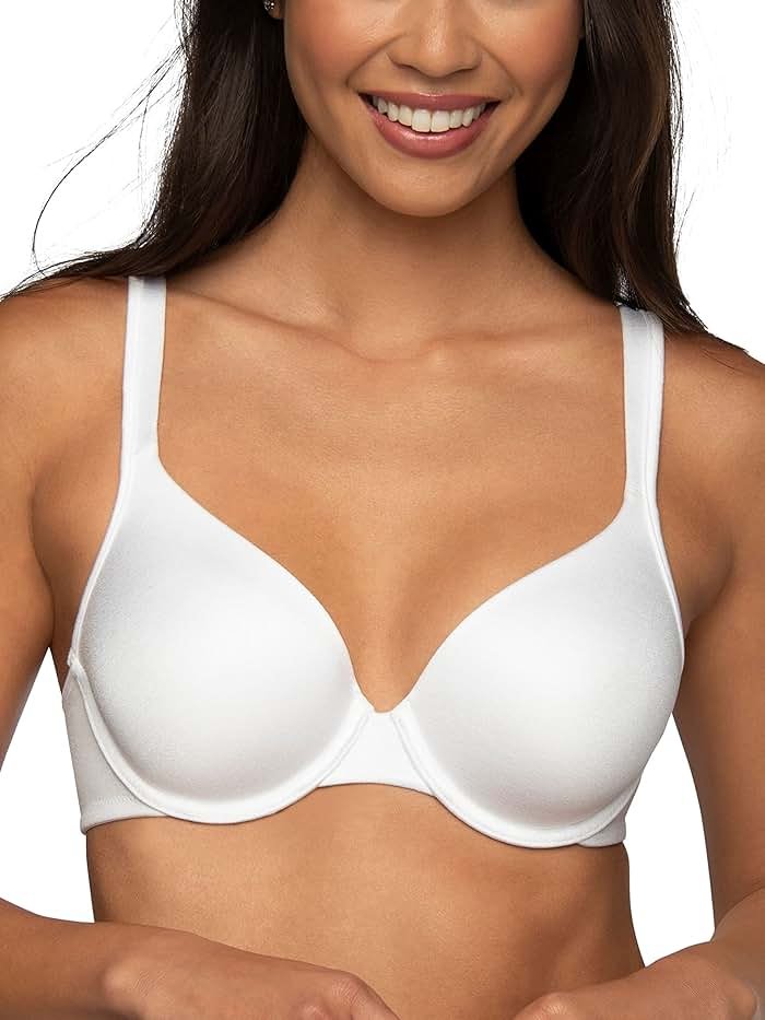 Vanity Fair Women's Perfect T-Shirt Bra, Body Shine Full Coverage, Lightly Lined Cups up to DD - Product Image