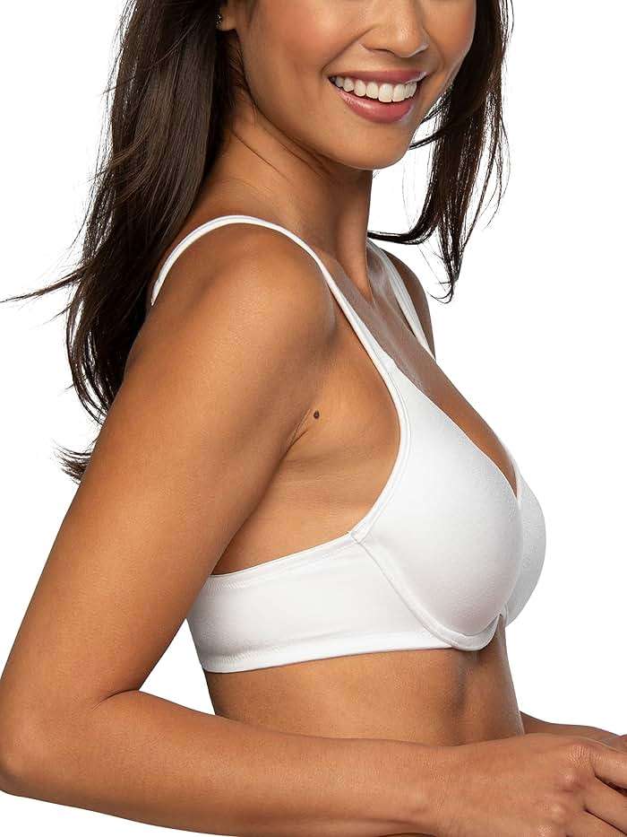 Vanity Fair Women's Perfect T-Shirt Bra, Body Shine Full Coverage, Lightly Lined Cups up to DD - Image 2