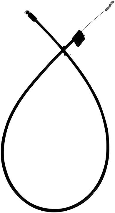 Recliner-Handles Cable with 3.5" Exposed Wire and 3mm Barrel. 34.5" Total Length with an S-tip - Image 1