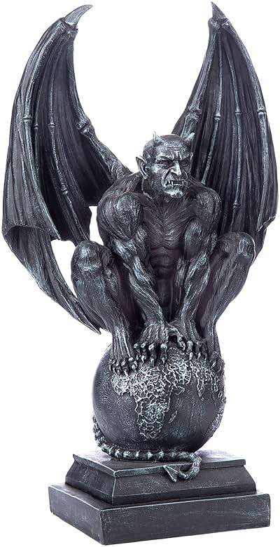 Design Toscano Hellion the Devil Gargoyle Statue 12 Inch - Image 1