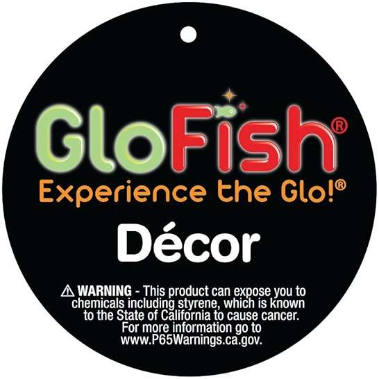 GloFish Plant Aquarium Décor, Green and Blue Large, Fluorescent Under Blue LED Light - Image 3