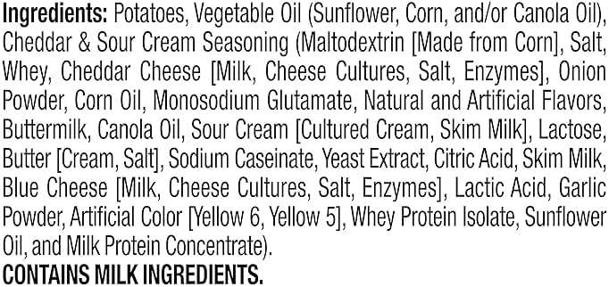 Ruffles Potato Chips, Cheddar Sour Cream, 1oz (40 Count) - Image 3