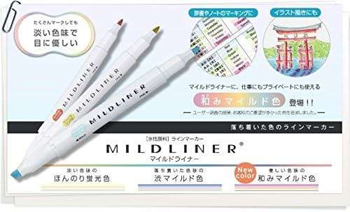 ZEBRA MILDLINER Highlighter pen markers, Mild Yellow (WKT7-MY) x10 - Image 3