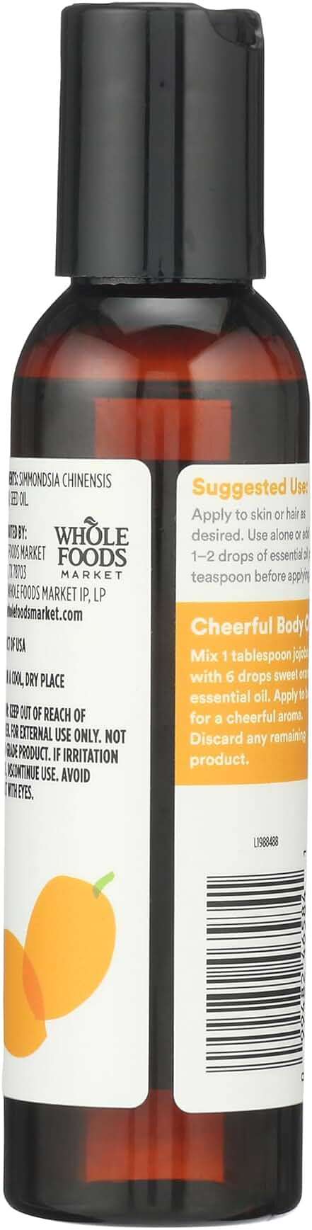 365 by Whole Foods Market, Fortifying Jojoba Oil, Skin & Hair Care, 4 Fl Oz - Image 2