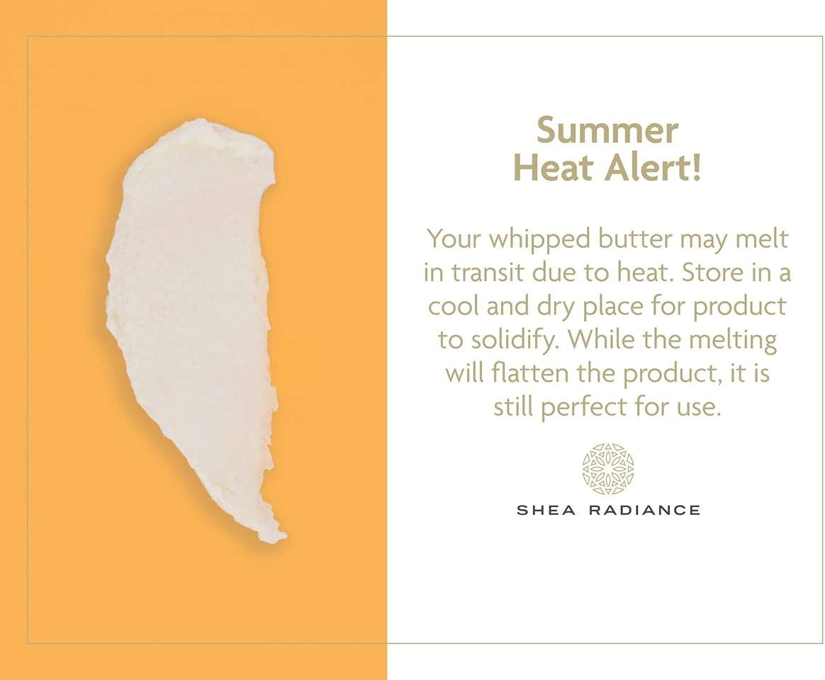 Shea Radiance P.U.R.E. Whipped Shea Butter with Colloidal Oatmeal - Whipped Body Butter Blended with Skin Soothing Oatmeal & Moisturizing Rice Bran Oil | Citrus Blossom (7 oz) - Image 6