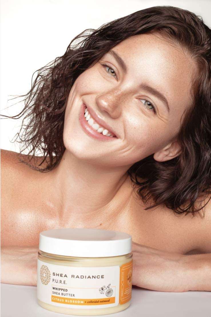 Shea Radiance P.U.R.E. Whipped Shea Butter with Colloidal Oatmeal - Whipped Body Butter Blended with Skin Soothing Oatmeal & Moisturizing Rice Bran Oil | Citrus Blossom (7 oz) - Image 7