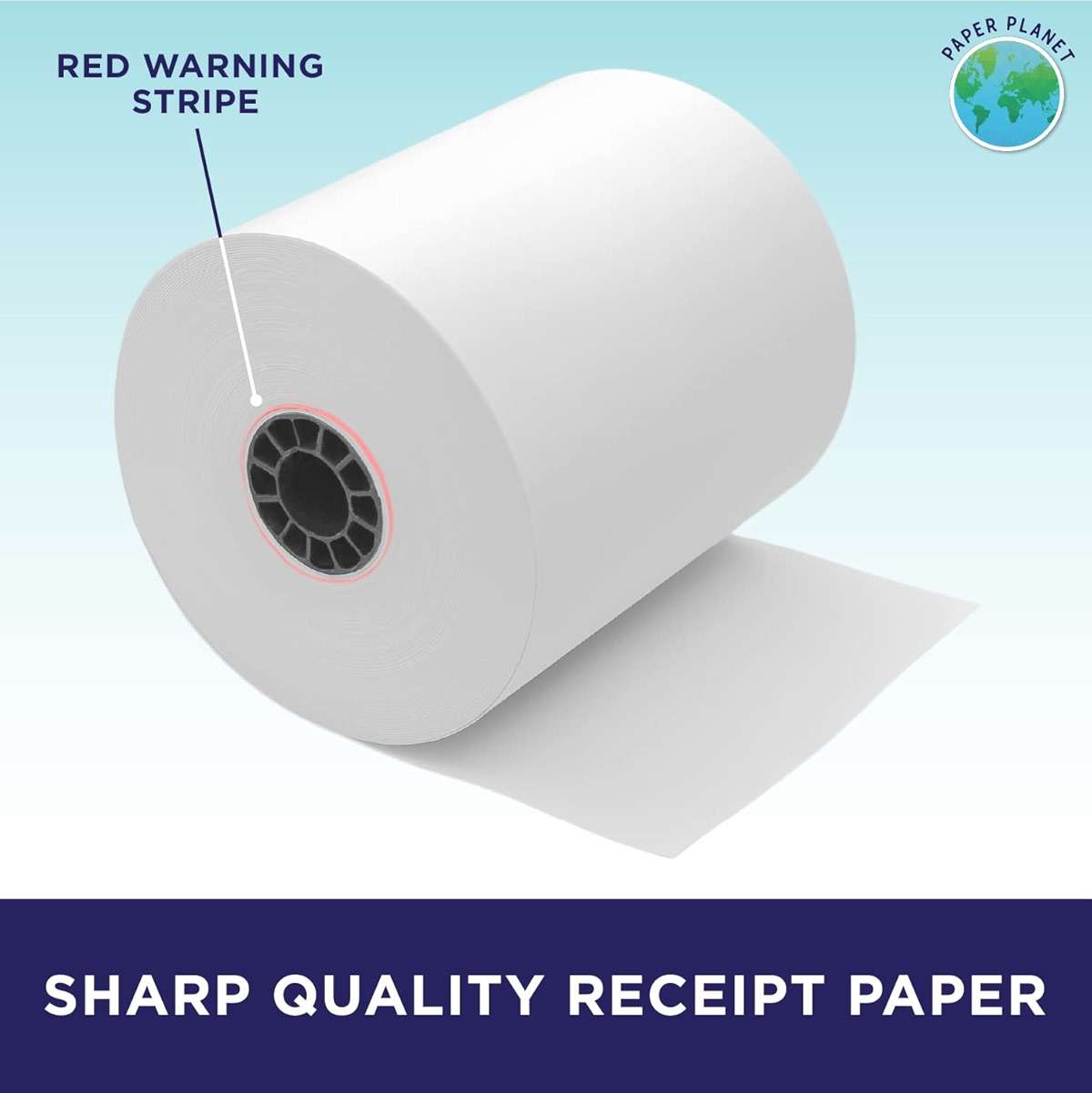 Thermal Paper for Clover POS (Clover Station Thermal Printer) by Paper Planet | Credit Card Receipt Rolls for C500 C501 C503 C100 P100 | 20 Rolls - Image 4
