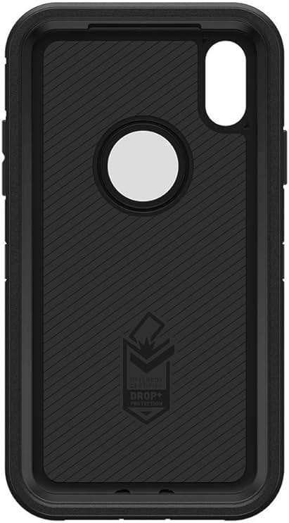 OtterBox DEFENDER SERIES SCREENLESS EDITION Case for iPhone Xr - Frustration Free Packaging - BLACK - Image 3