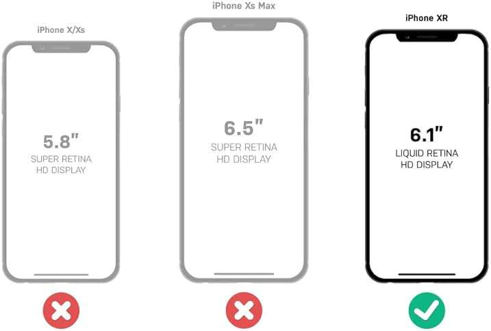 OtterBox DEFENDER SERIES SCREENLESS EDITION Case for iPhone Xr - Frustration Free Packaging - BLACK - Image 9