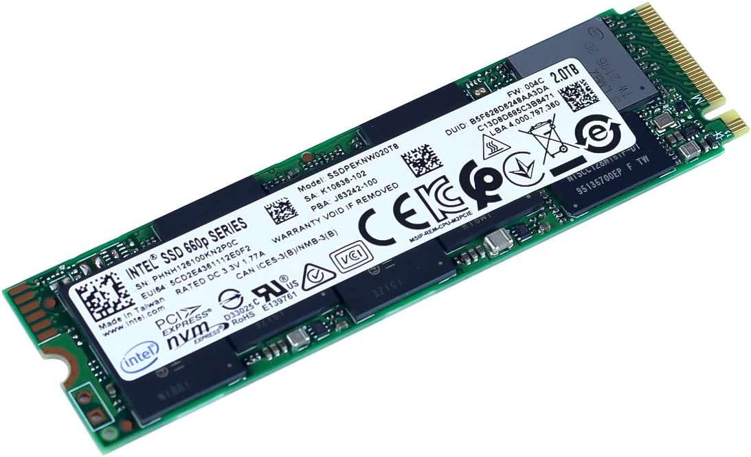 Intel 660p Series M.2 2280 2TB PCIe NVMe 3.0 x4 3D2, QLC Internal Solid State Drive (SSD) SSDPEKNW020T8X1 - Image 3