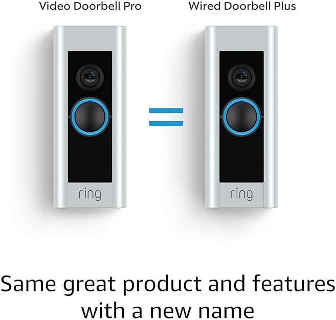 Like-New Ring Wired Doorbell Plus - Upgraded, with added security features and a sleek design (existing doorbell wiring required) - Image 2