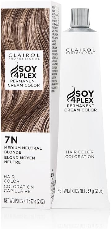 Clairol Professional Permanent Cream Hair Color | Blonde, Brown, Black, & Red-Violet Shades for 100% Gray Coverage | Deep Conditioning & Fade Resistant Results - Product Image