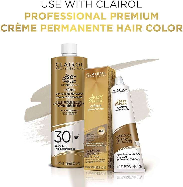Clairol Professional Crème Permanente 20 Volume Hair Developers | For Coloring, Lightening & Lifting with Deep Conditioning Formula | Packaging May Vary - Image 3