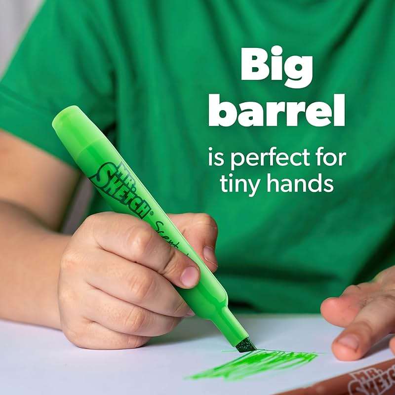 Mr. Sketch Scented Markers, Chisel Tip, Assorted Colors 22 Count - Fun for Kids, Spark Creativity, Holiday Gift, Stocking Stuffer - Image 4