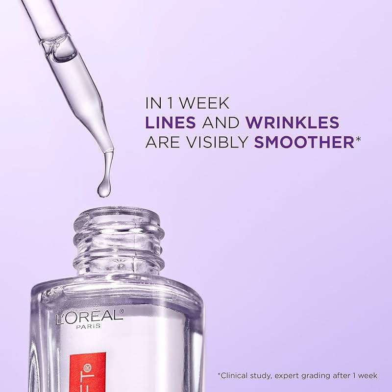 L'Oreal Paris Revitalift 1.5% Pure Hyaluronic Acid Serum for Face, Anti Aging Serum to Hydrate Skin & Reduce Wrinkles, Fragrance Free Skin Care for All Skin Types, 1 Oz - Image 3