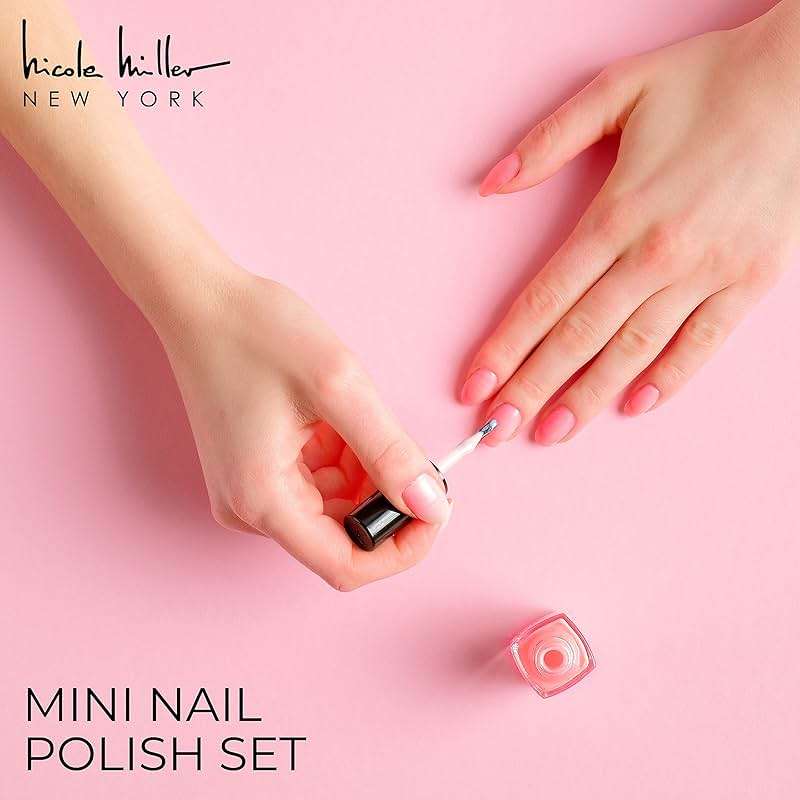 Nicole Miller Mini Nail Polish Set – Glossy, Vibrant Colors for Fingernails & Toenails, Trendy Collection - Image 2