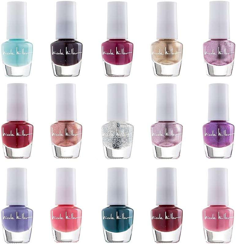 Nicole Miller Mini Nail Polish Set – Glossy, Vibrant Colors for Fingernails & Toenails, Trendy Collection - Image 3