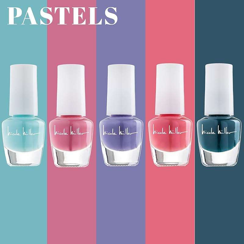 Nicole Miller Mini Nail Polish Set – Glossy, Vibrant Colors for Fingernails & Toenails, Trendy Collection - Image 4
